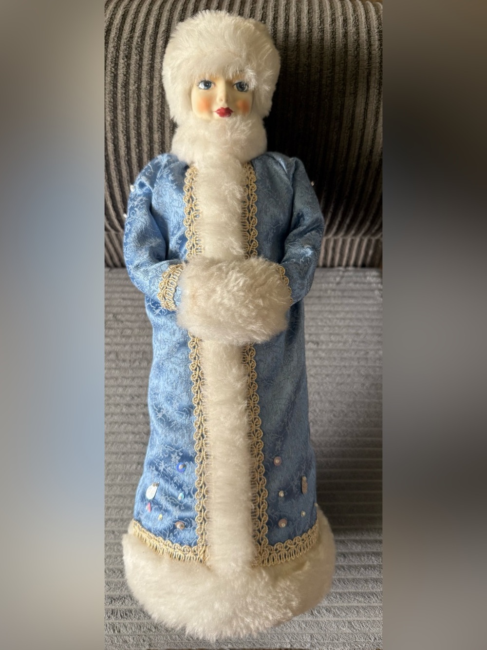 VTG Our Dolls Snegurochka Snowmaiden Russian Winter Santa Granddaughter Figurine